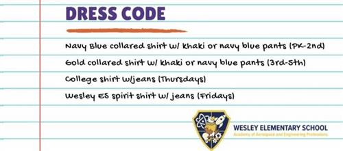 Dress Code 2019-2020 